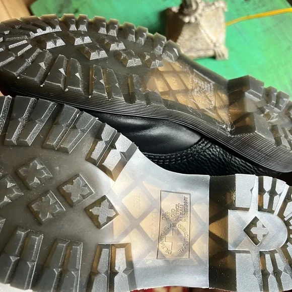 Dr. Martens Black Zip-Up Combat Boots 1899 front zip - Picture 7 of 8